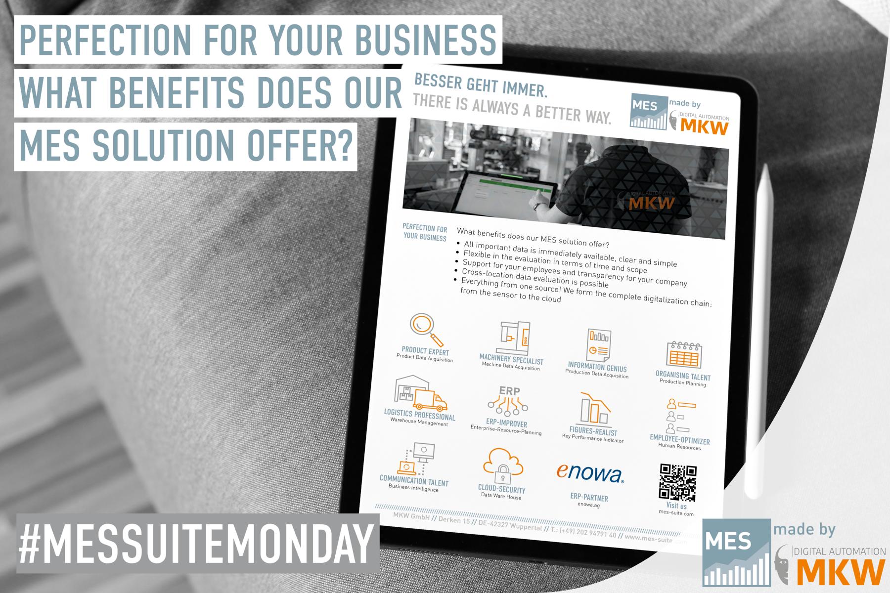 What benefits does our MES solution offer?